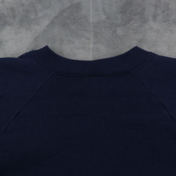 Scream Stars Sweatshirt Mens XL Blue Long Sleeve Crew Neck Print Knit Pullover - Picture 10 of 16